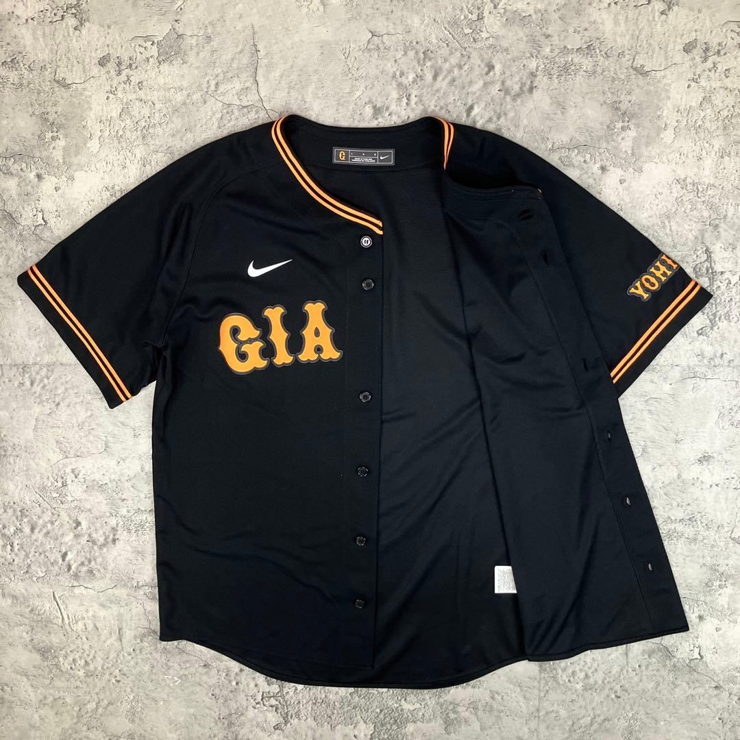 読売ジャイアンツ 巨人 3rd レプリカユニフォーム ナイキ 古着 ブラック L