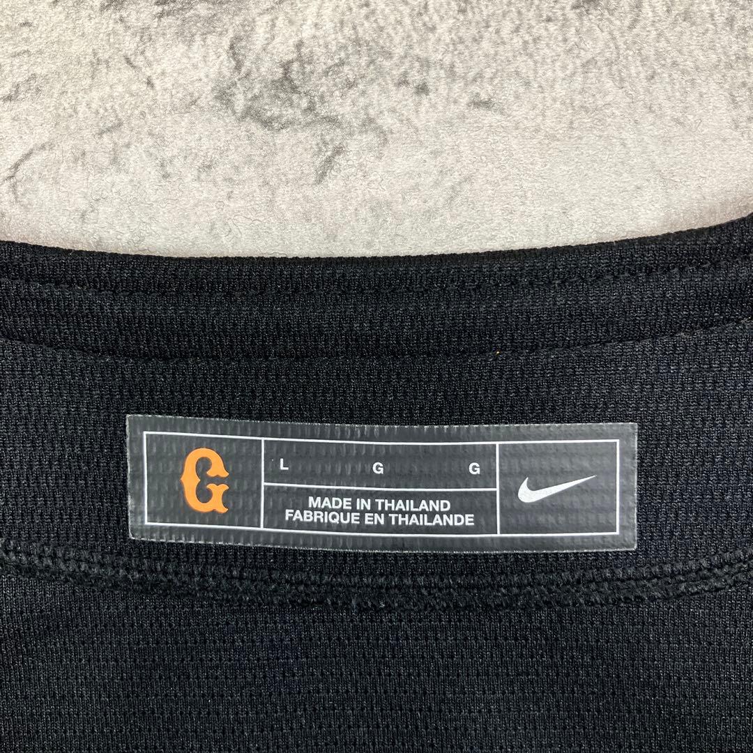 読売ジャイアンツ 巨人 3rd レプリカユニフォーム ナイキ 古着 ブラック L