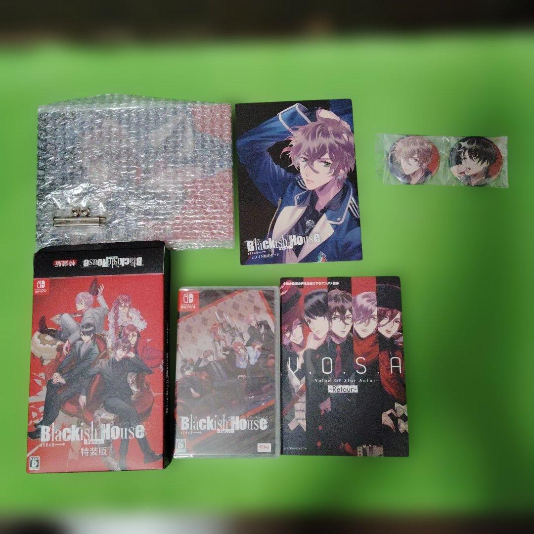 一部無Switchソフト Blackish House特装版➕️アニメイト特典