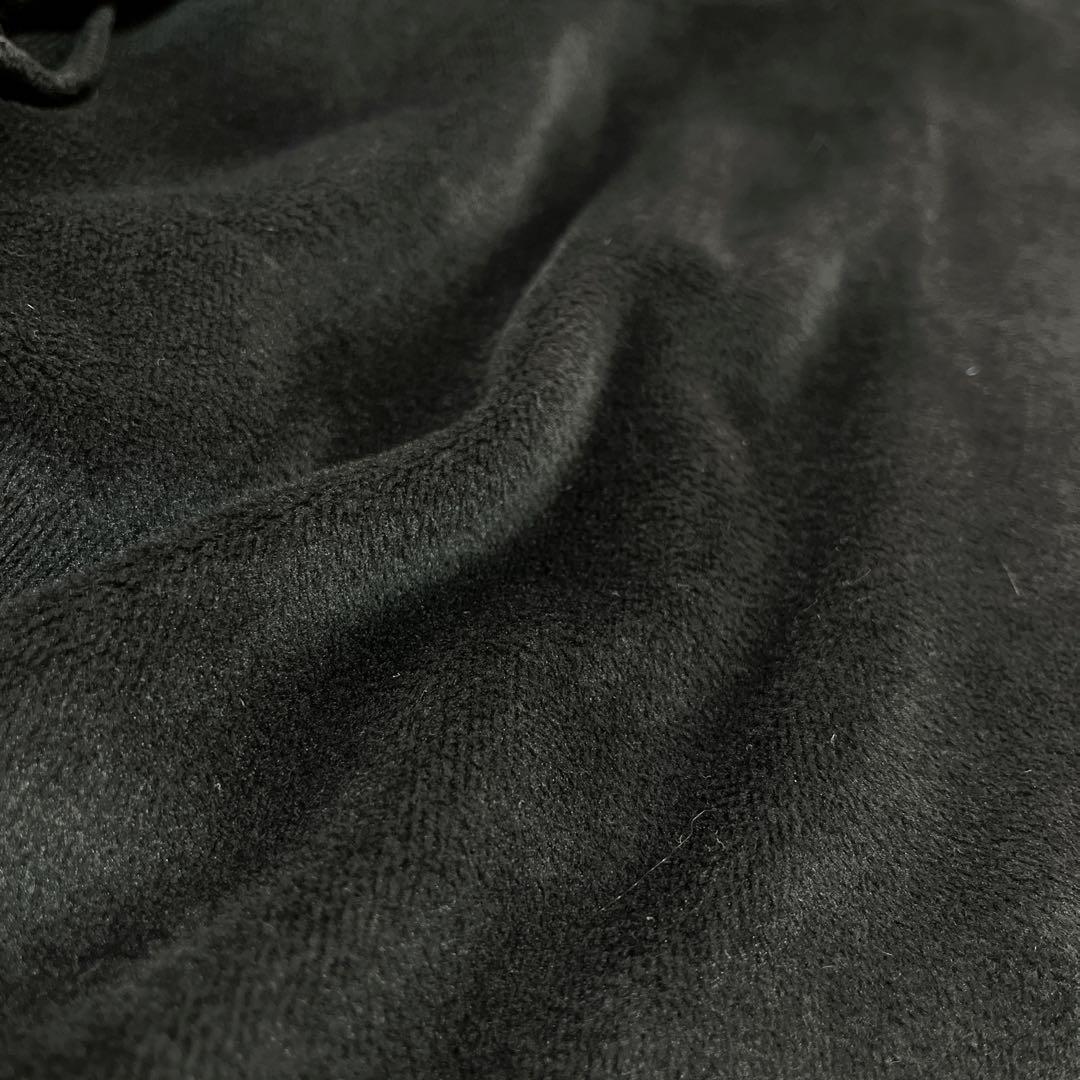 エムズグレイシー　裏微起毛　カメリアダブルジップ フリルパーカー 黒 Mサイズ