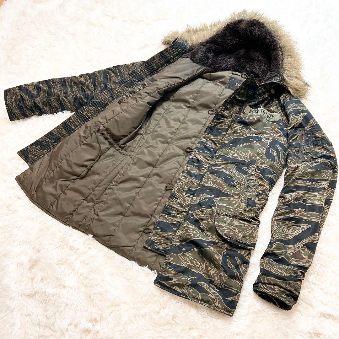 ✨極美品✨ ヒステリックグラマー カモフラ 迷彩 プリマロフト N-3B