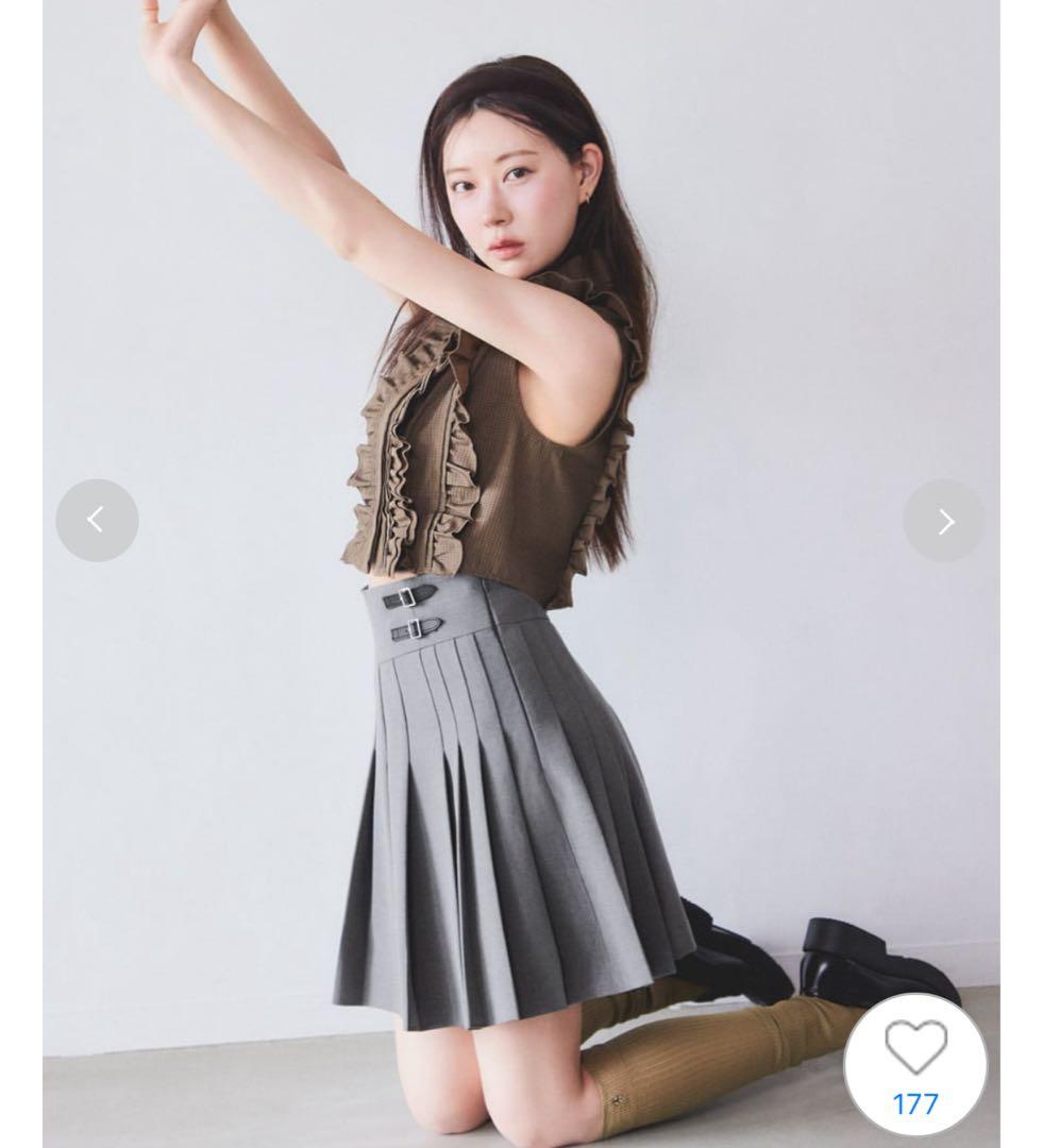 snidel 新品未使用タグ付　 プリーツスカショーパン