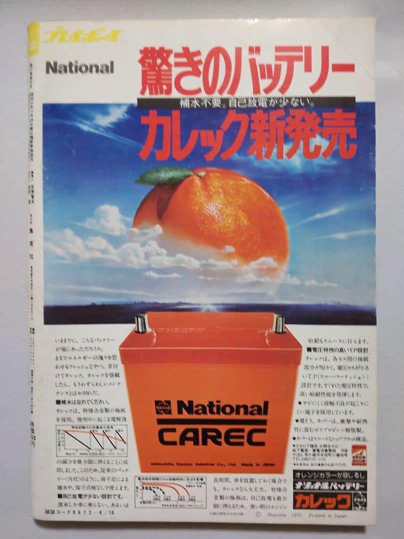 1976 週刊プレイボーイ スパイダーマン playboy spider-man