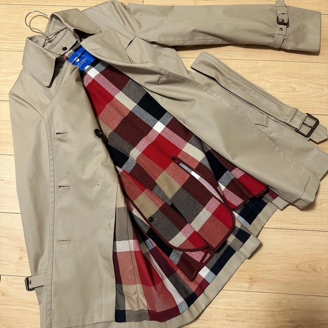 ブルーレーベル クレストブリッジ ライナー付き トレンチコート 38