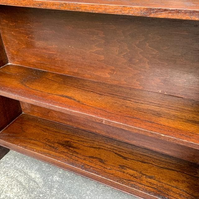 英国アンティーク｜オーク材｜ブックシェルフ/ブックラック｜本棚｜