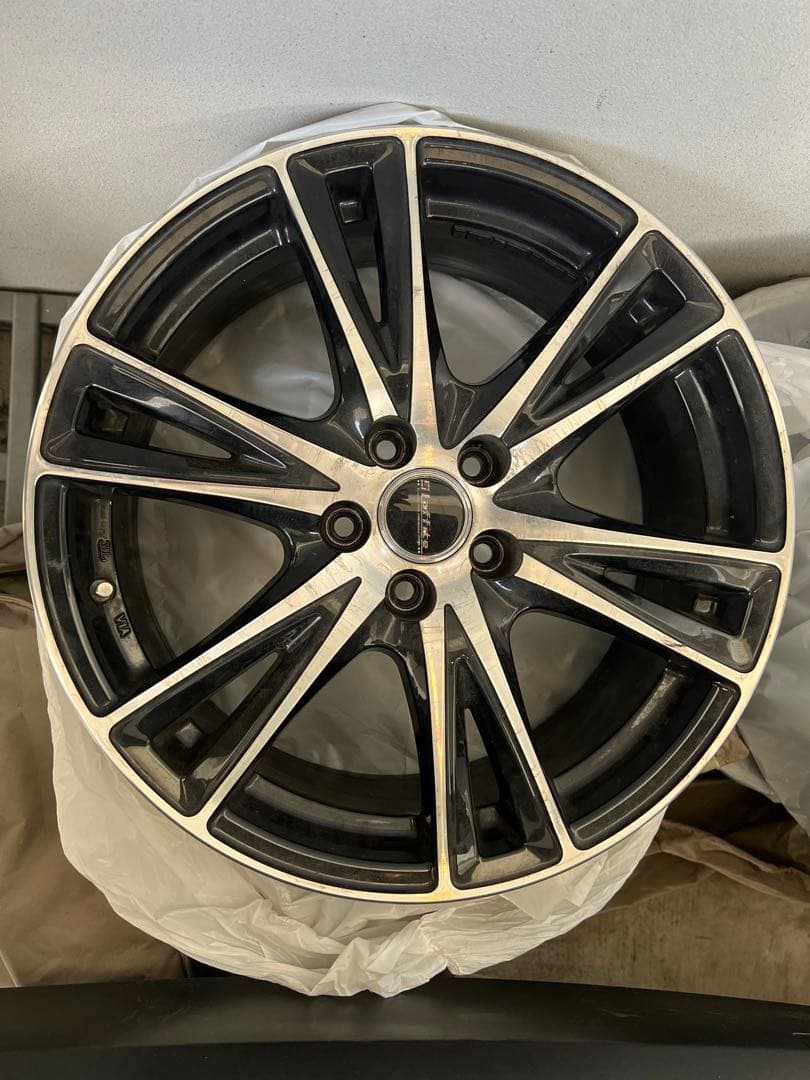 Laffite 17インチアルミホイール ブラック/シルバー