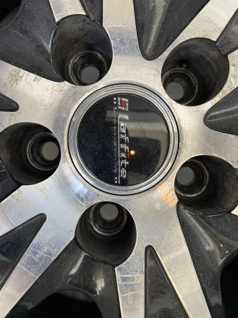 Laffite 17インチアルミホイール ブラック/シルバー