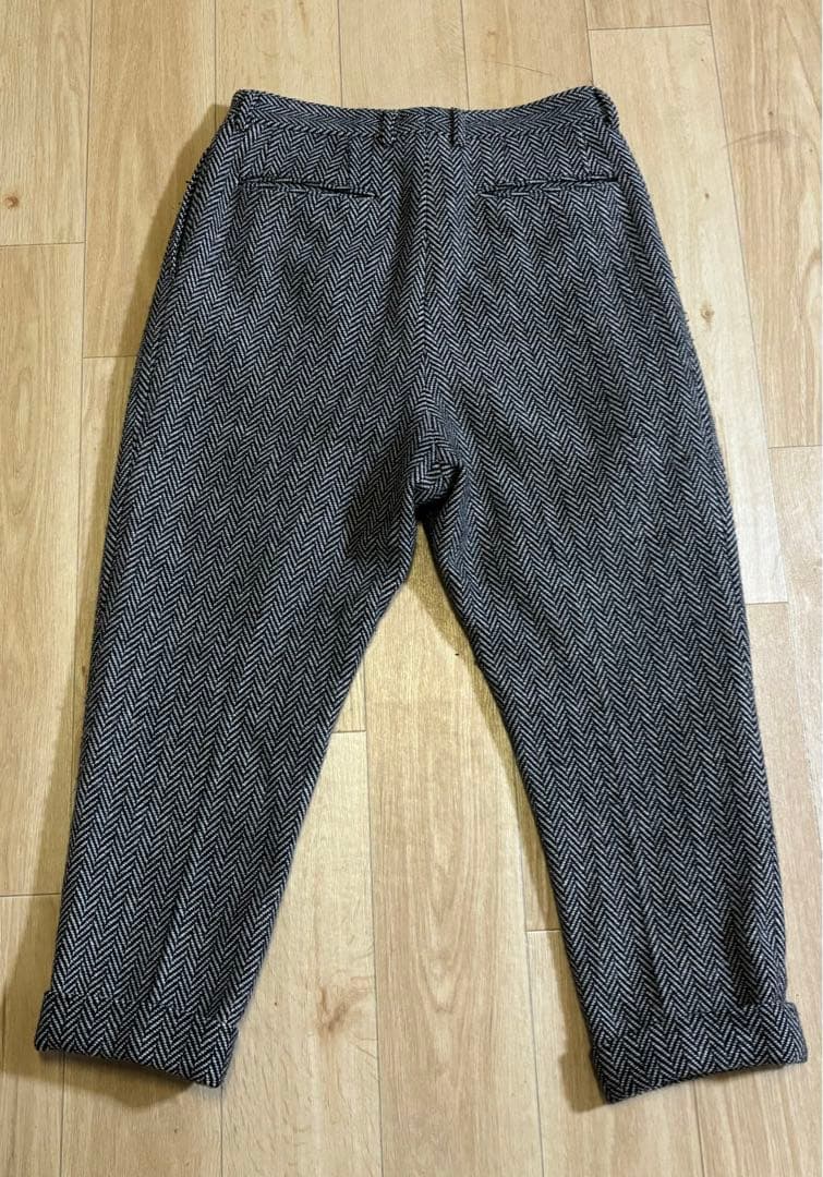 NEAT flannel herringbone トラウザーズ　テーパード　46