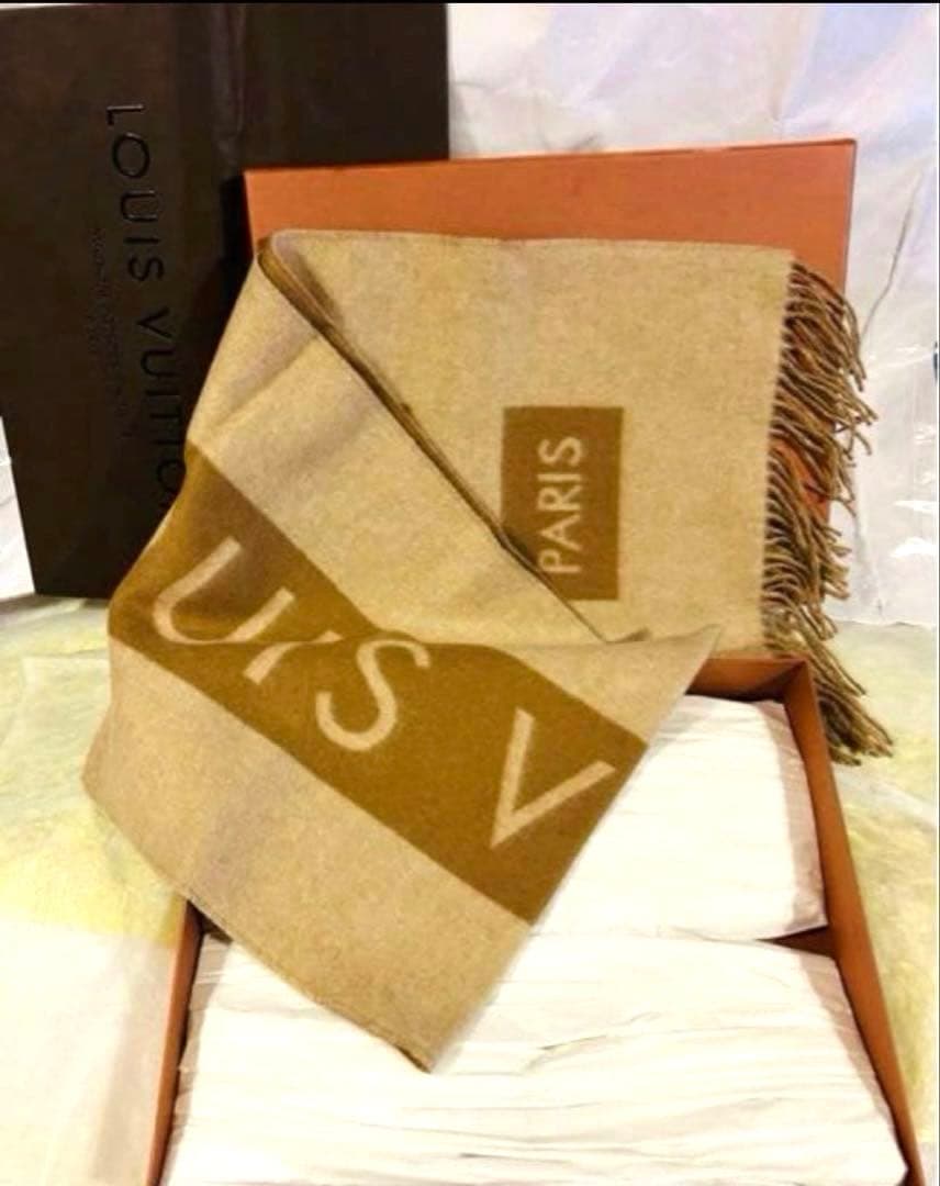 ルイヴィトン　マフラー カシミア100% バローダ　新品未使用