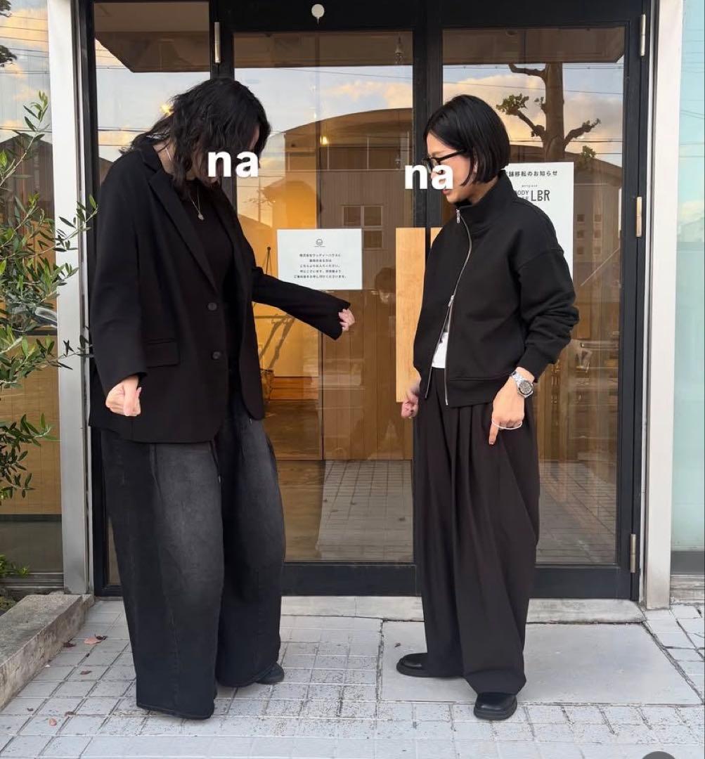 ソラモナラーム　モナスウェット　裏毛ジップブルゾン