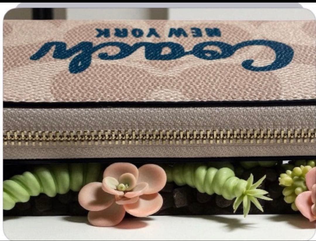 COACH 【新品】長財布アプリコット新品