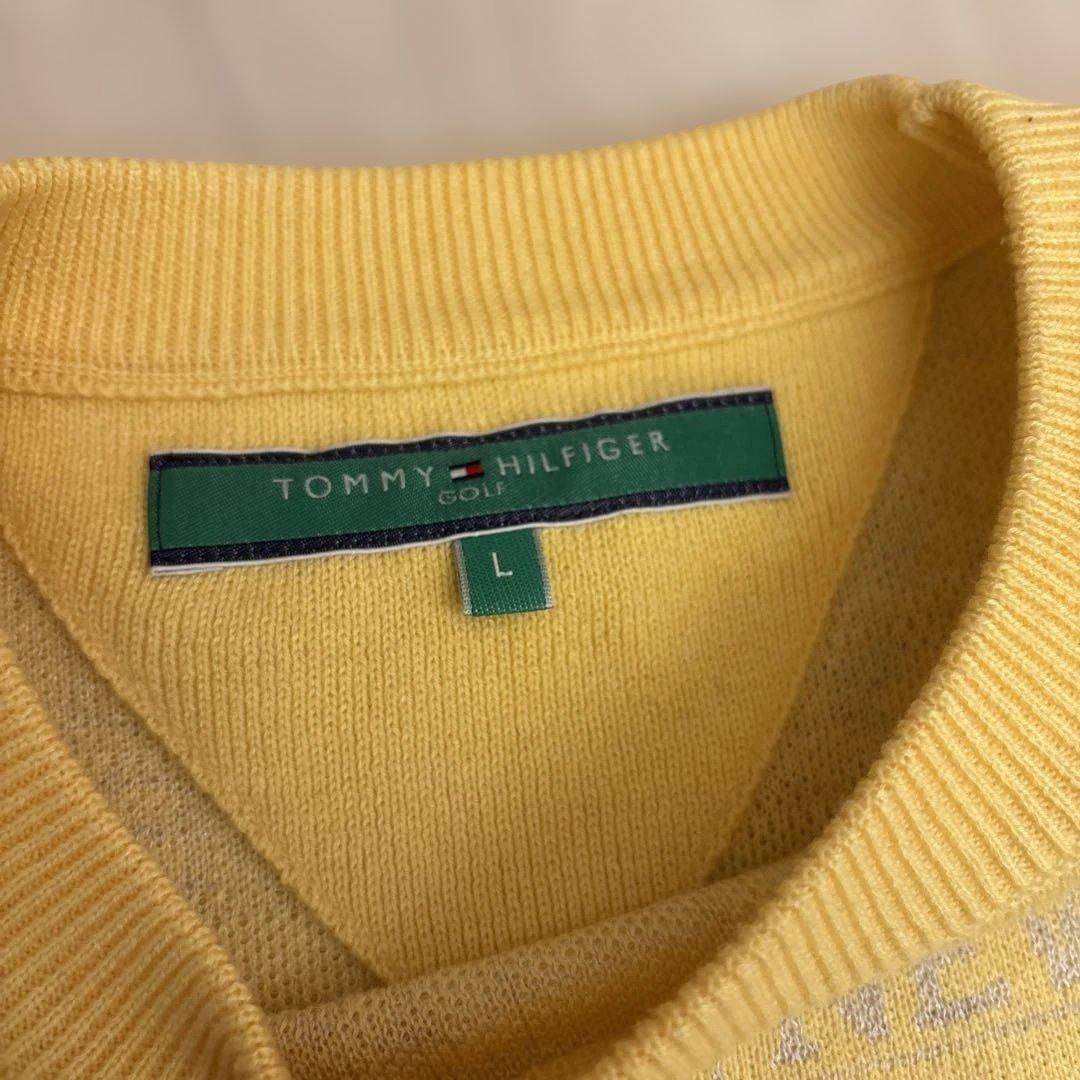 トミーヒルフィガー ゴルフ レディースモノグラムジャカード クル−ネックセ−タ−