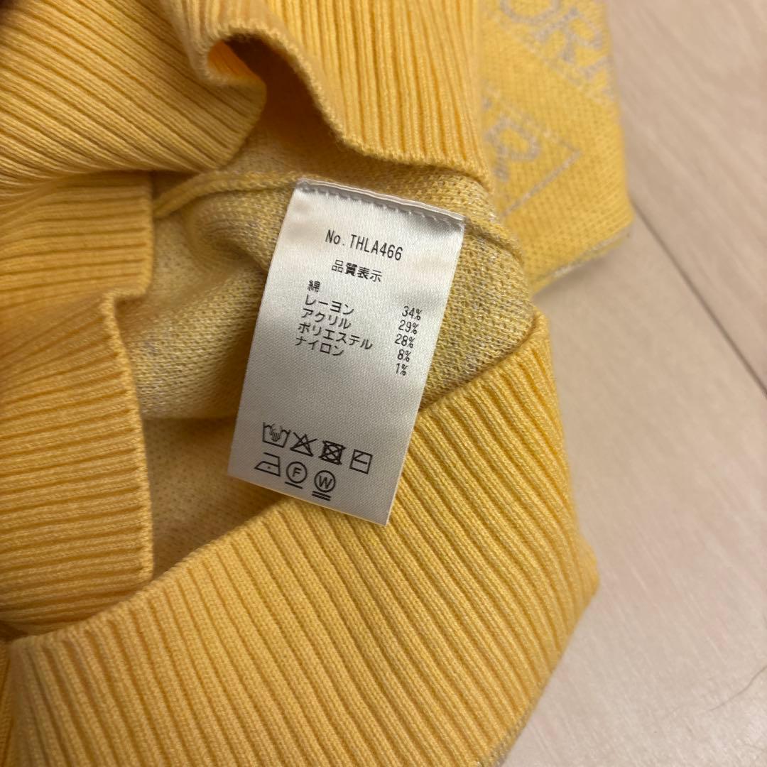 トミーヒルフィガー ゴルフ レディースモノグラムジャカード クル−ネックセ−タ−