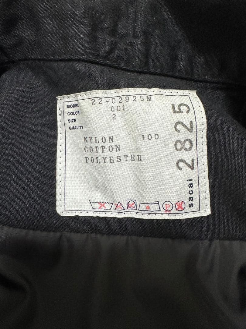 sacai 22AW Nylon Twill Mix Blouson デニム 2