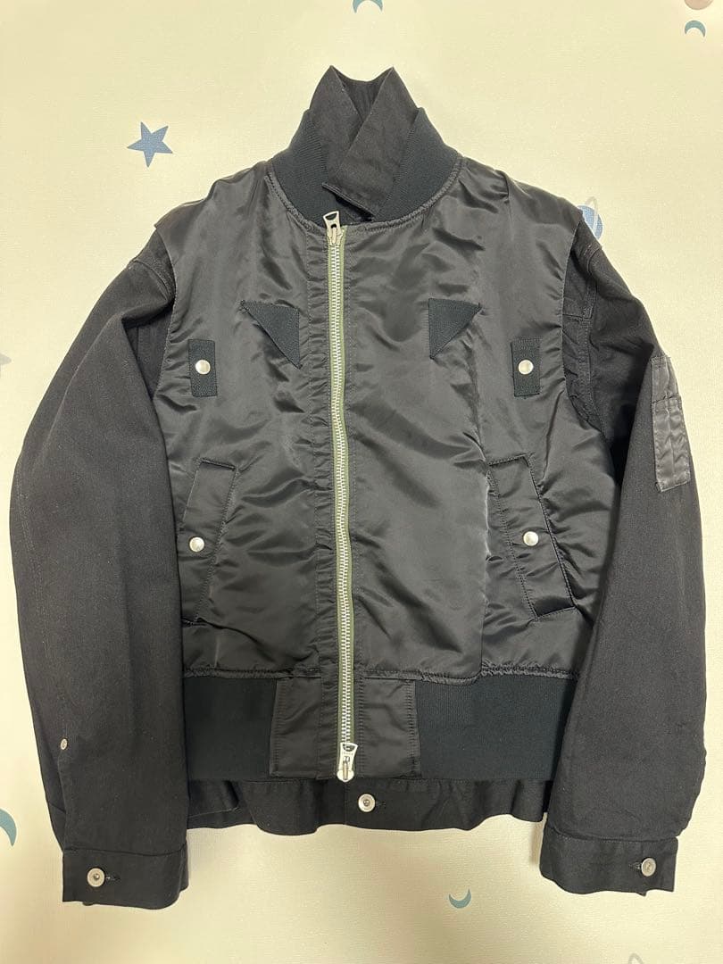 sacai 22AW Nylon Twill Mix Blouson デニム 2