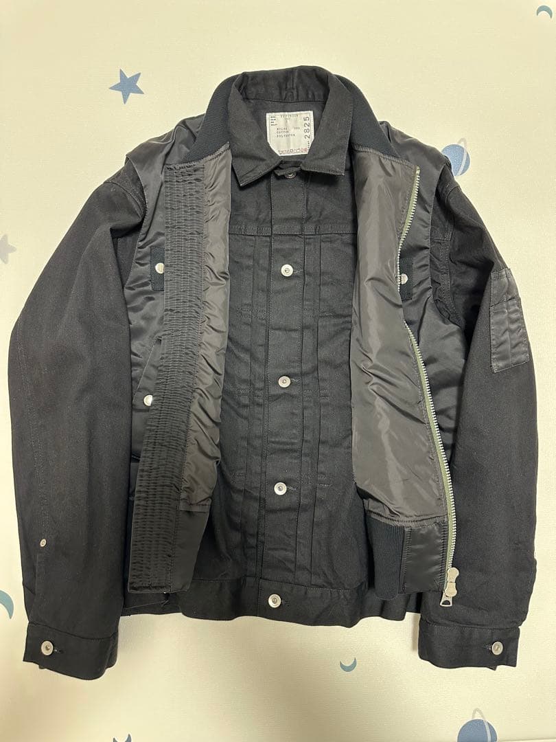 sacai 22AW Nylon Twill Mix Blouson デニム 2