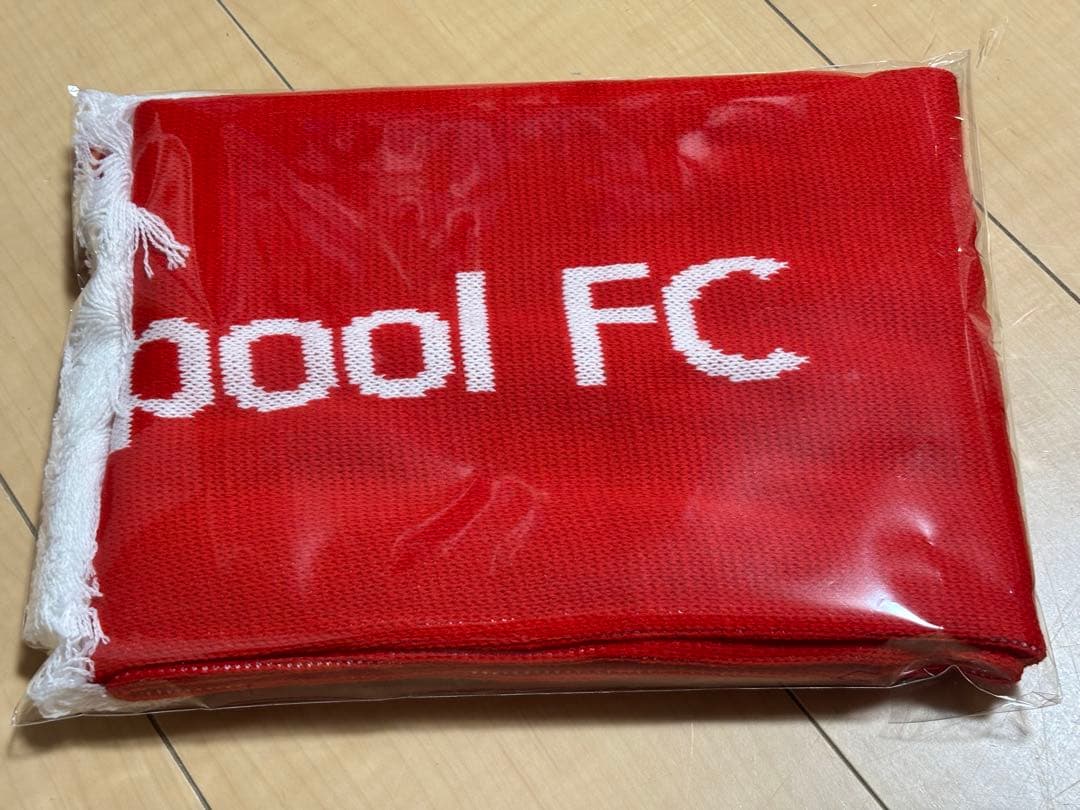 非売品　リバプールFC スカーフ 赤 JAPAN AIRLINES