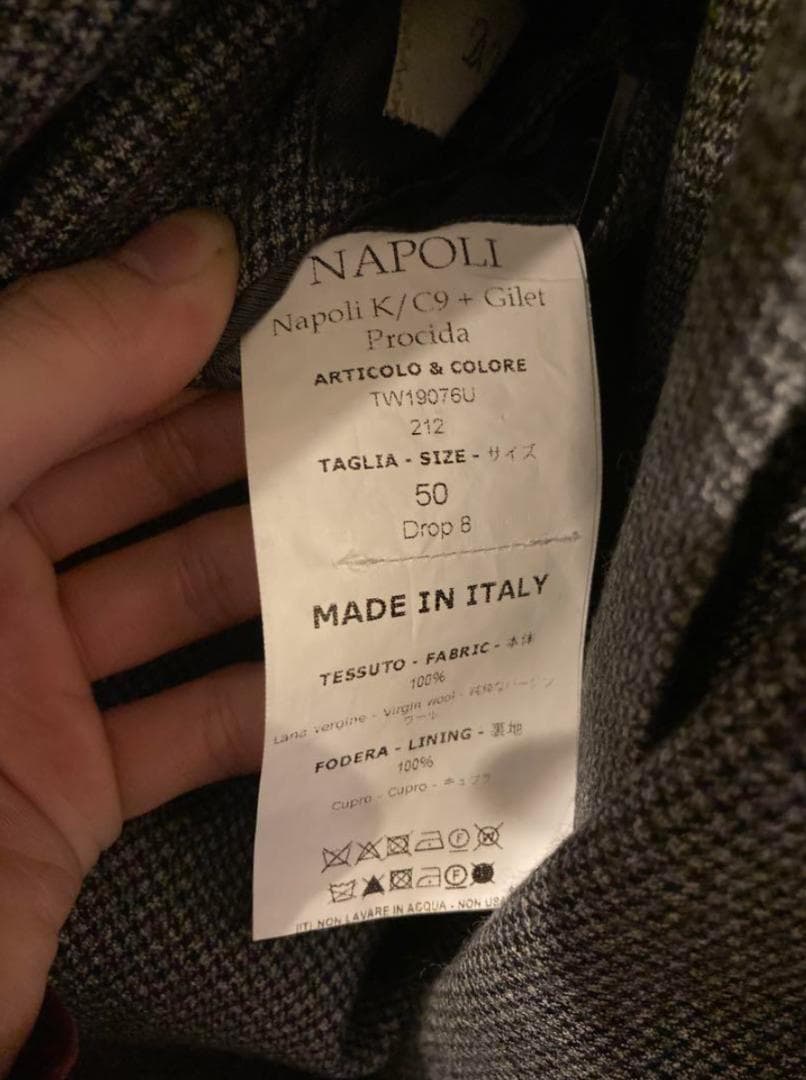 De Petrillo デ　ペトリロ　ハウンドトゥース　サイズ50