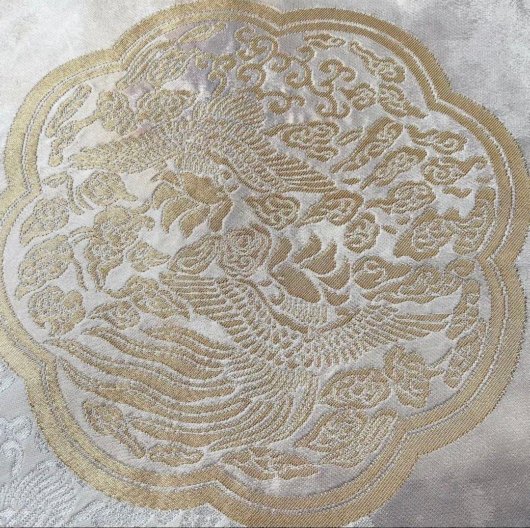 留袖用　袋帯　正絹　金糸　銀糸　フォーマル　お祝い　美品　　刺繍　訪問着