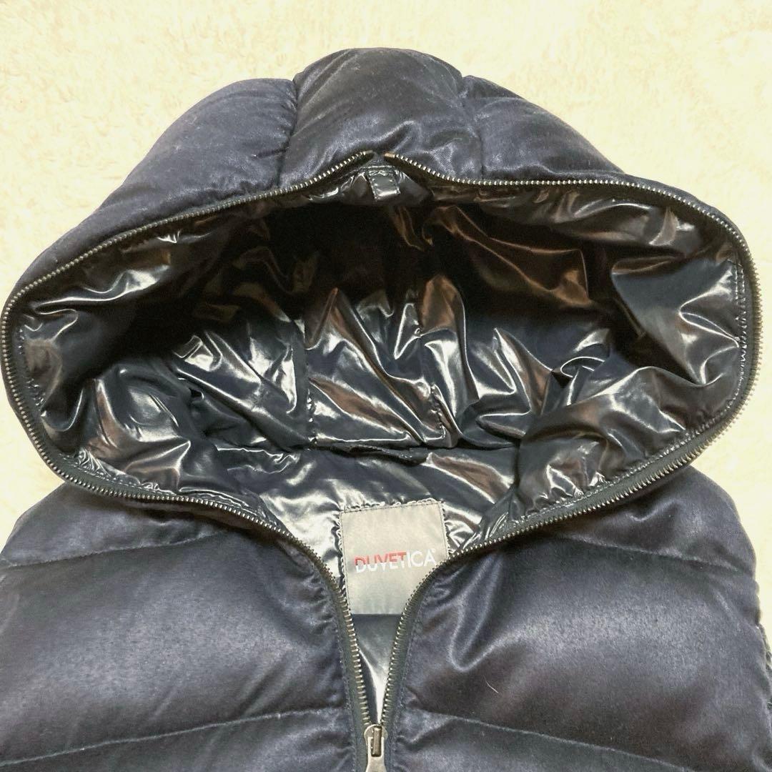 美品 デュベティカ FEBEDUE カシミヤ混 チェルッティ生地 ネイビー 40