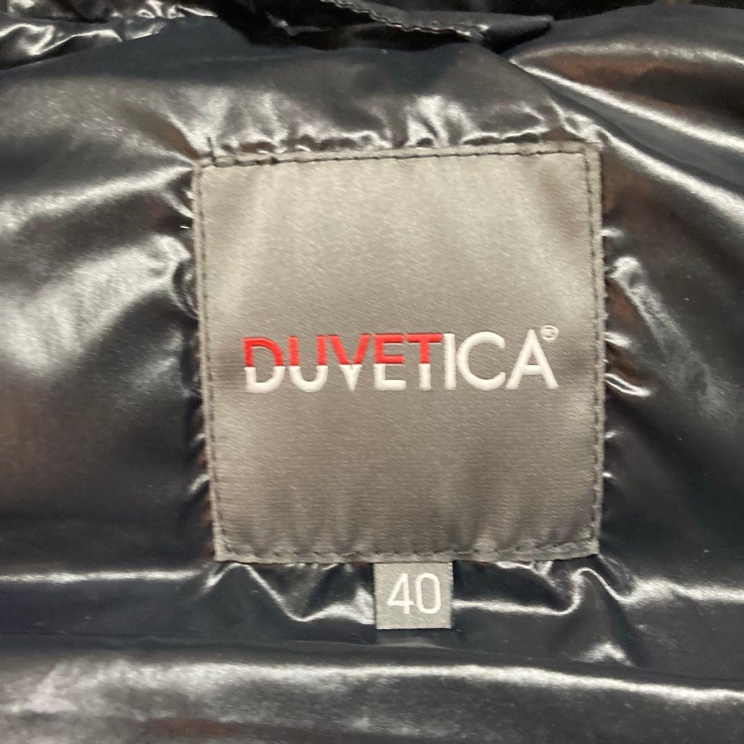 美品 デュベティカ FEBEDUE カシミヤ混 チェルッティ生地 ネイビー 40