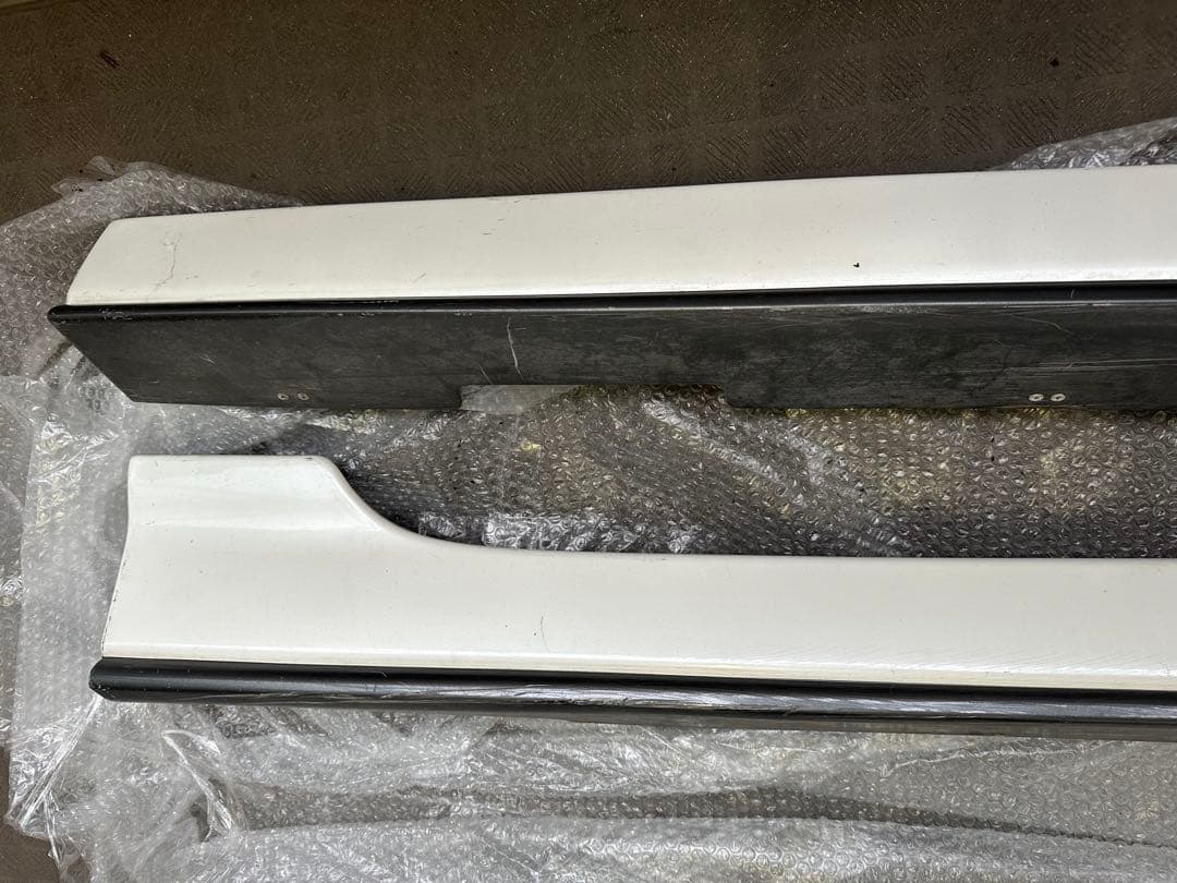 ま*が様 RX-8 MAZDASPEED サイドスカート　ホワイト　直接引取歓迎