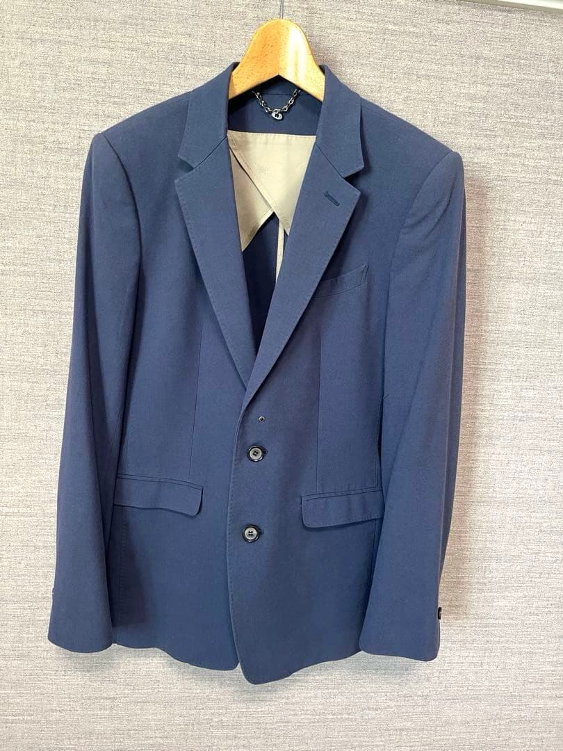 MIHARA YASUHIRO ブルーグレー セットアップ デニム襟 サイズ44