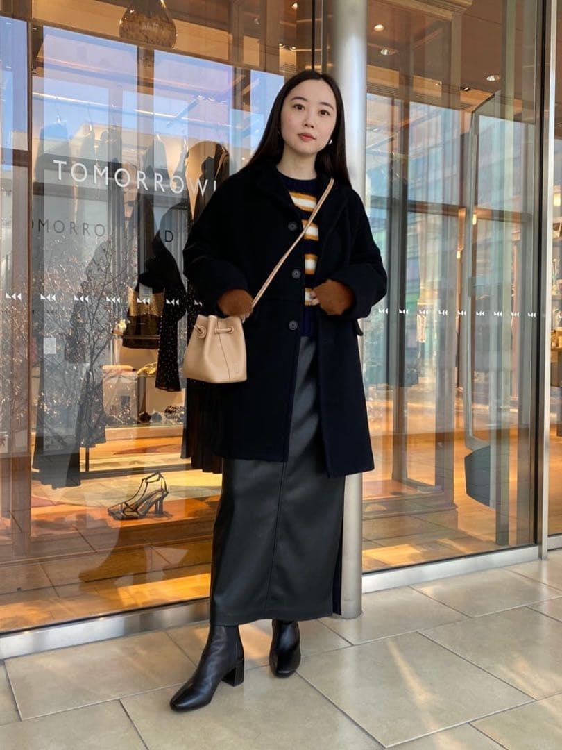 トゥモローランド MACPHEEマカフィー パイルメルトンオーバーサイズドコート