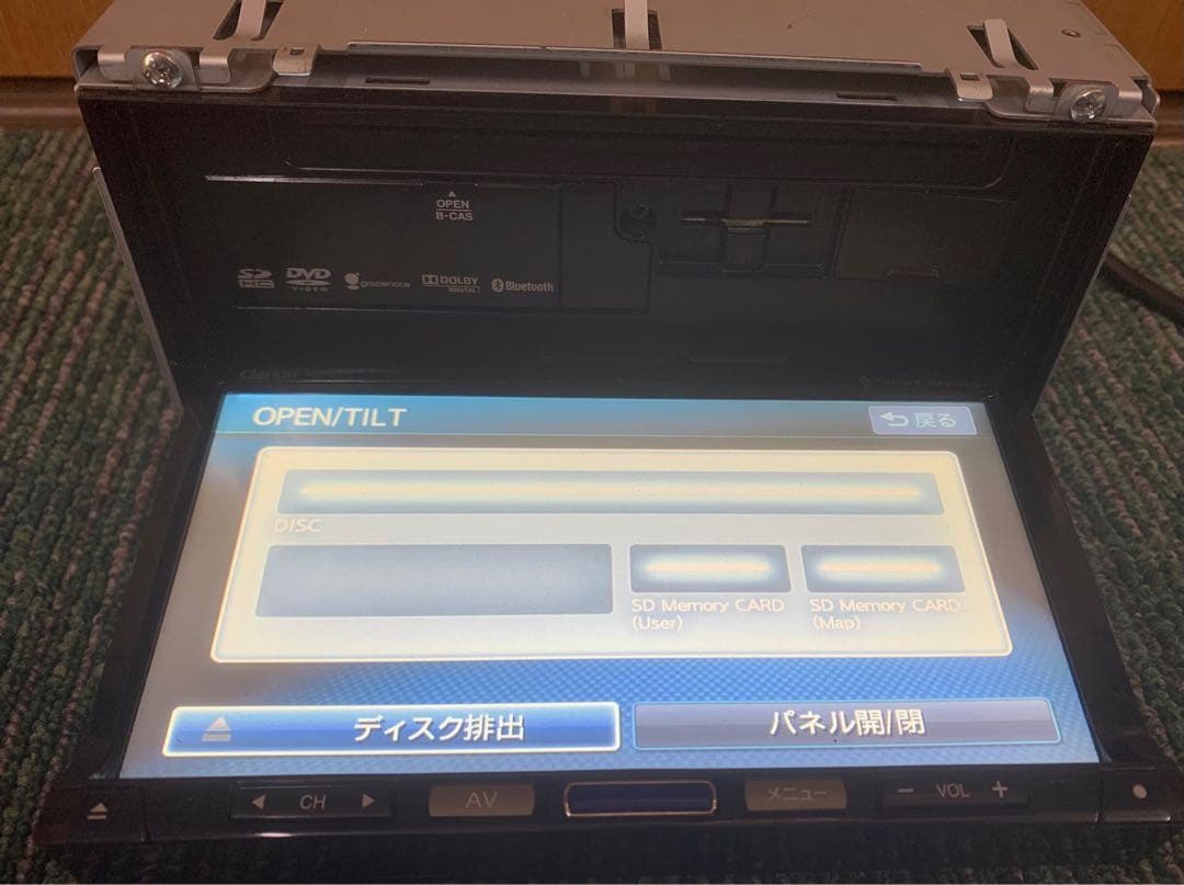 Clarion NX712 カーナビ Bluetooth対応
