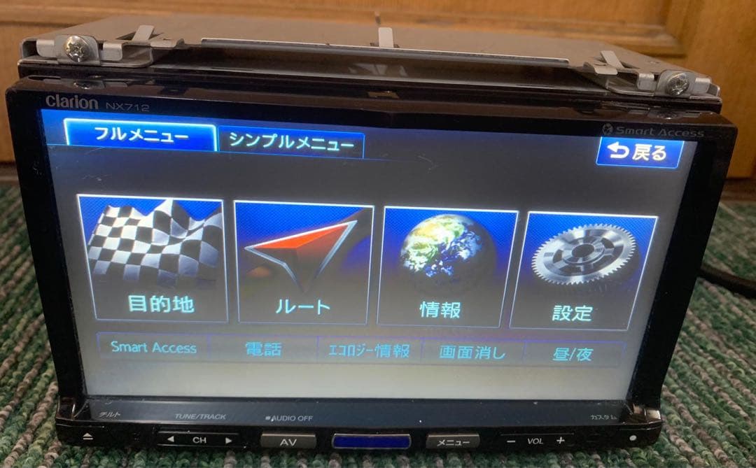 Clarion NX712 カーナビ Bluetooth対応