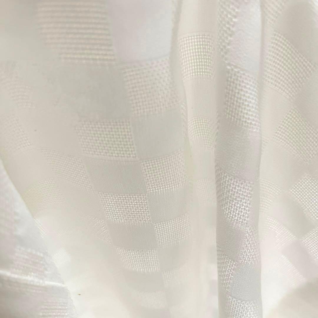 正絹 紋紗 長襦袢 市松【鈴乃屋】夏長襦袢