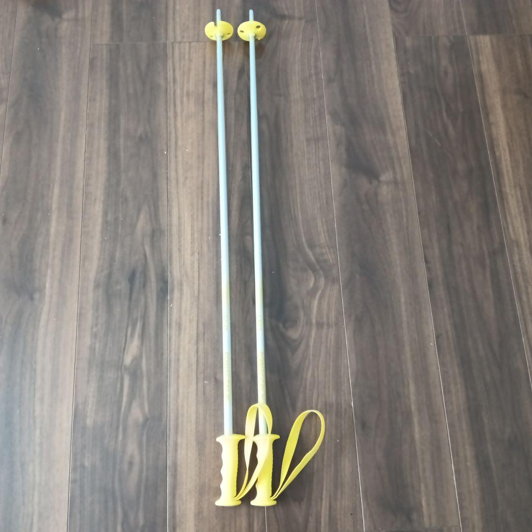 KAZAMA スキー　120 ジュニア　3点セット　スキー板　ブーツ　ストック