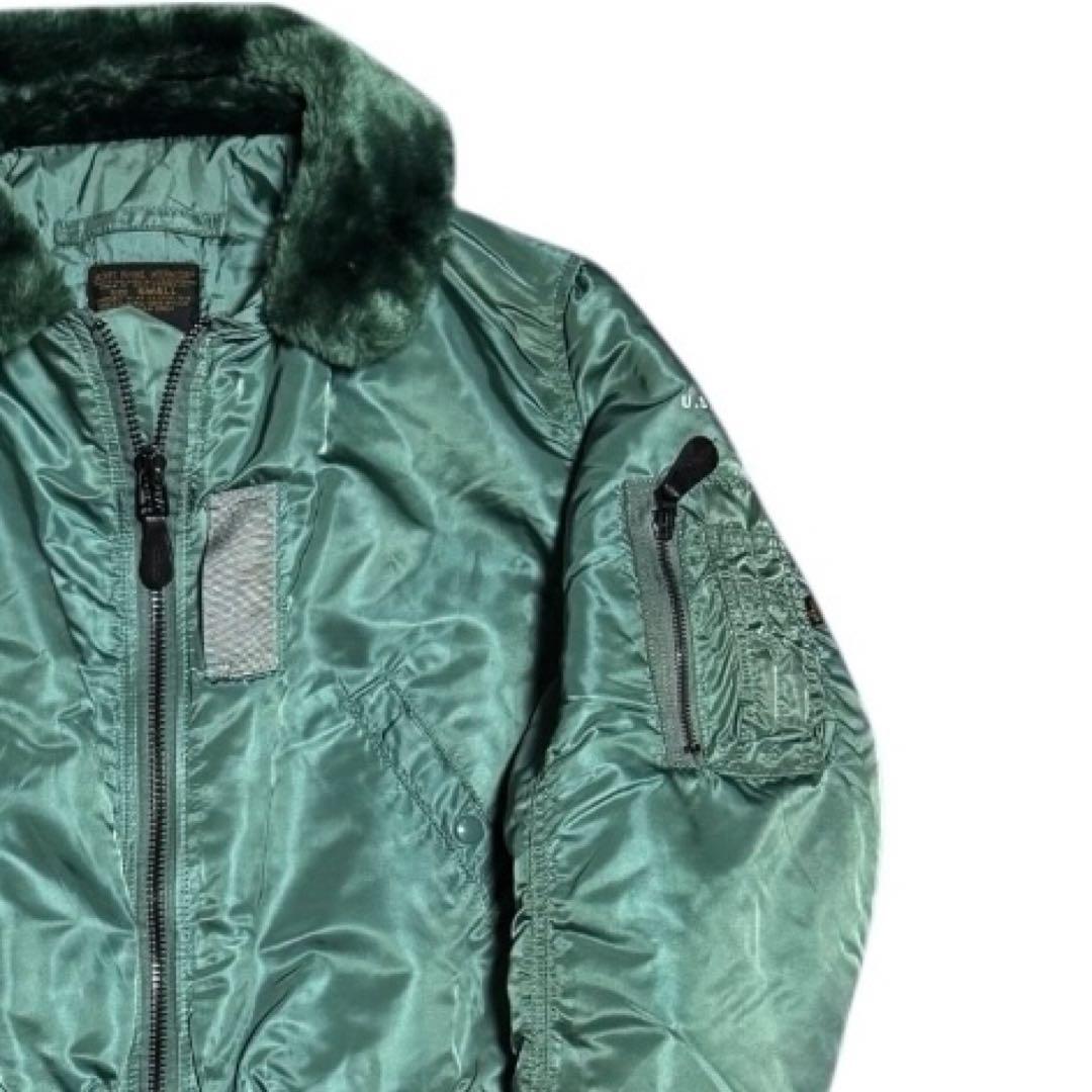 ALPHA 50s復刻 USA製 B-15D フライトジャケット セージグリーン