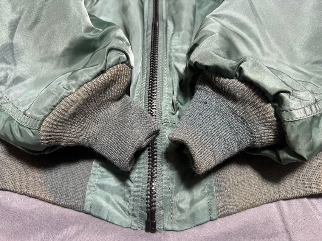 ALPHA 50s復刻 USA製 B-15D フライトジャケット セージグリーン