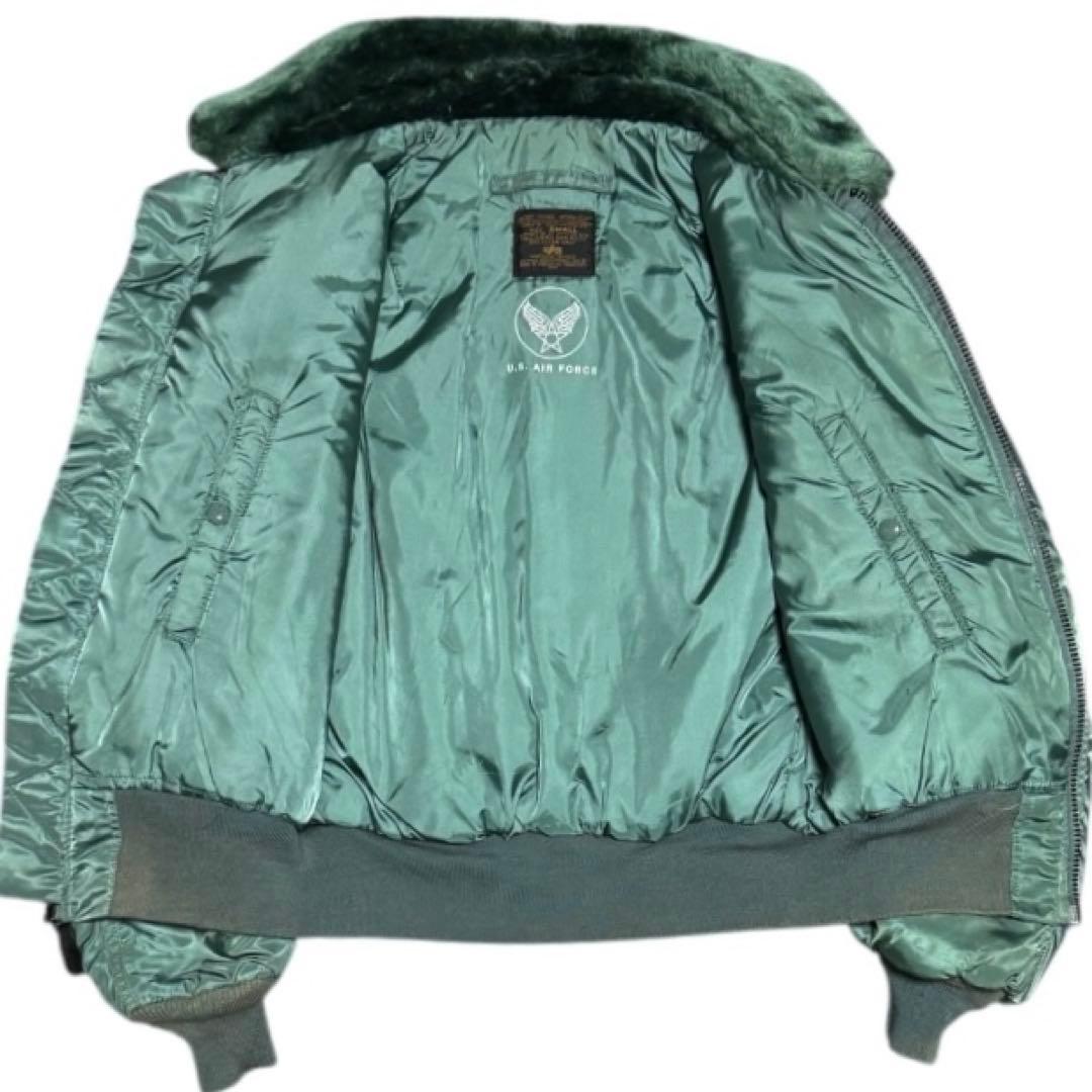 ALPHA 50s復刻 USA製 B-15D フライトジャケット セージグリーン