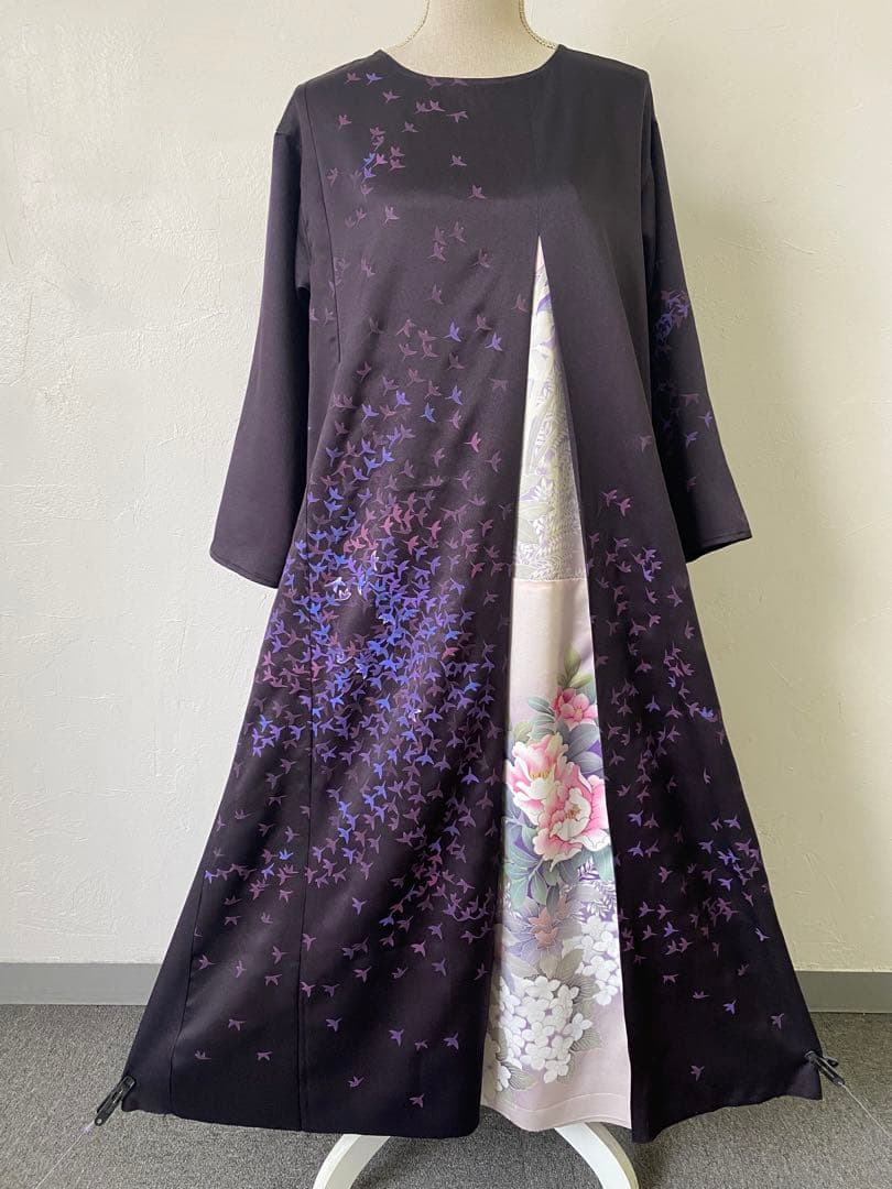 3282 着物　リメイク　ドレス　ワンピース