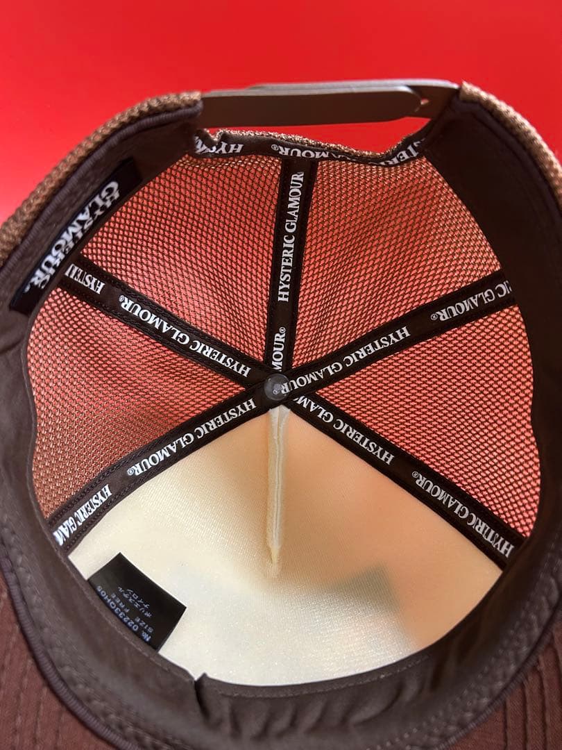 Hysteric トラッカーハット ブラウン/ホワイト