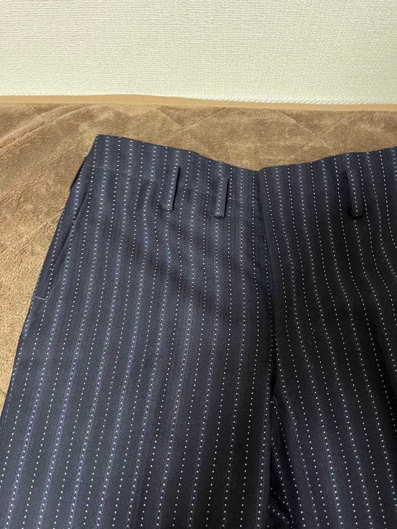 70s vintage セットアップ スーツ ブーツカット ストライプ