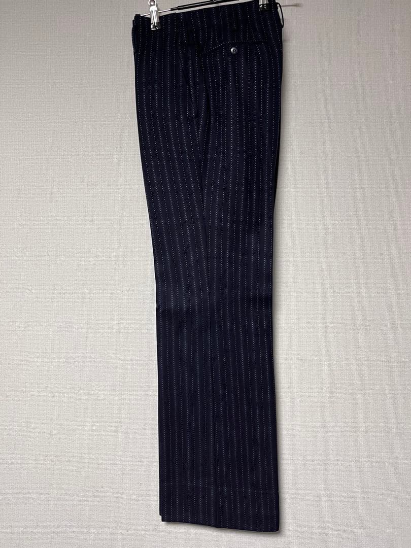 70s vintage セットアップ スーツ ブーツカット ストライプ