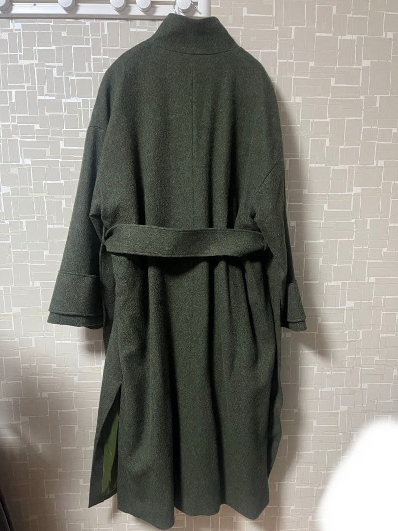 【値下げ】BLACK BY MOUSSY/スタンドカラーウールコート