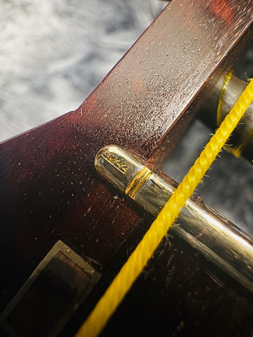 津軽三味線 黒檀糸巻 紅木 東さわり GP22 ハードケース付き 棹幅3cm