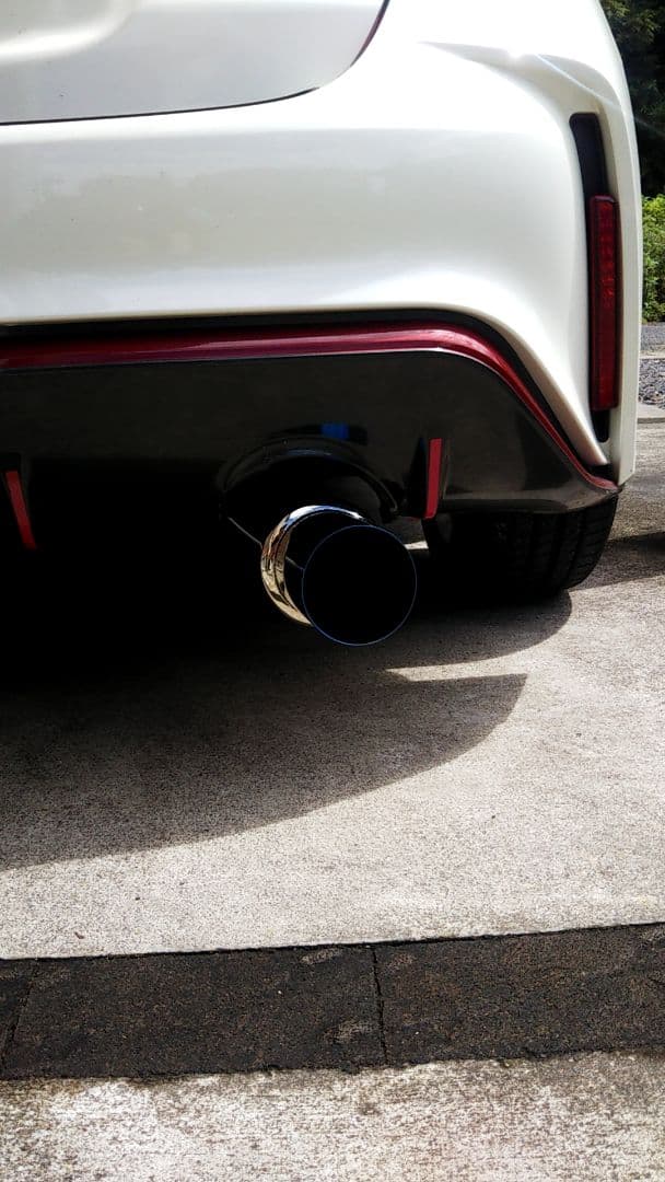 E12改ノートニスモS用ワンオフ直管マフラー