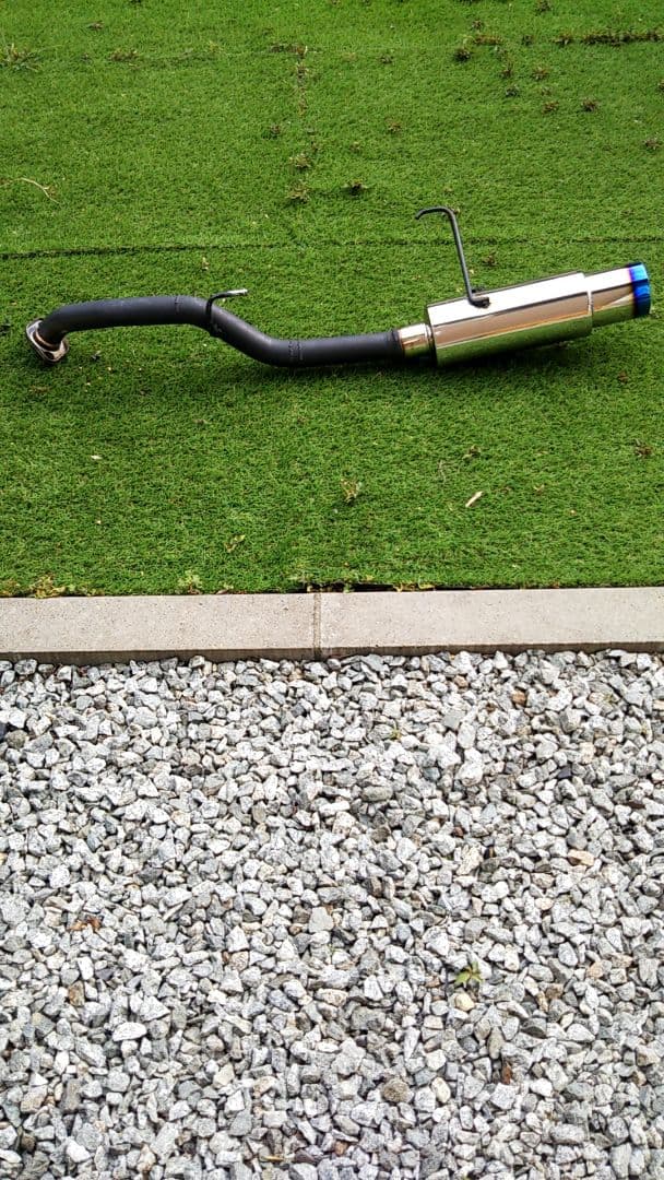 E12改ノートニスモS用ワンオフ直管マフラー