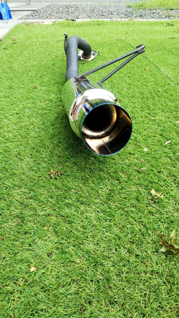 E12改ノートニスモS用ワンオフ直管マフラー