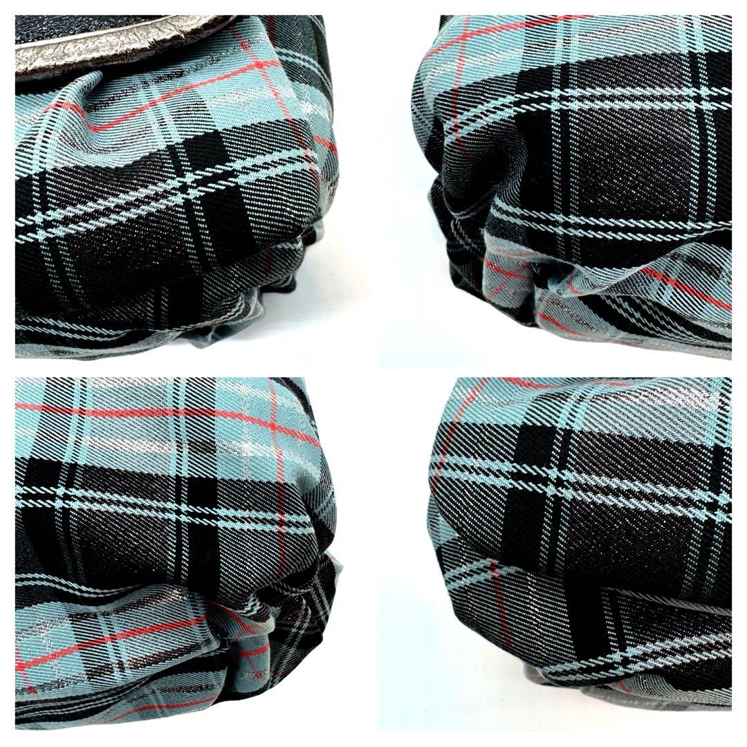 希少 Coach shoulder bag 2way check pattern