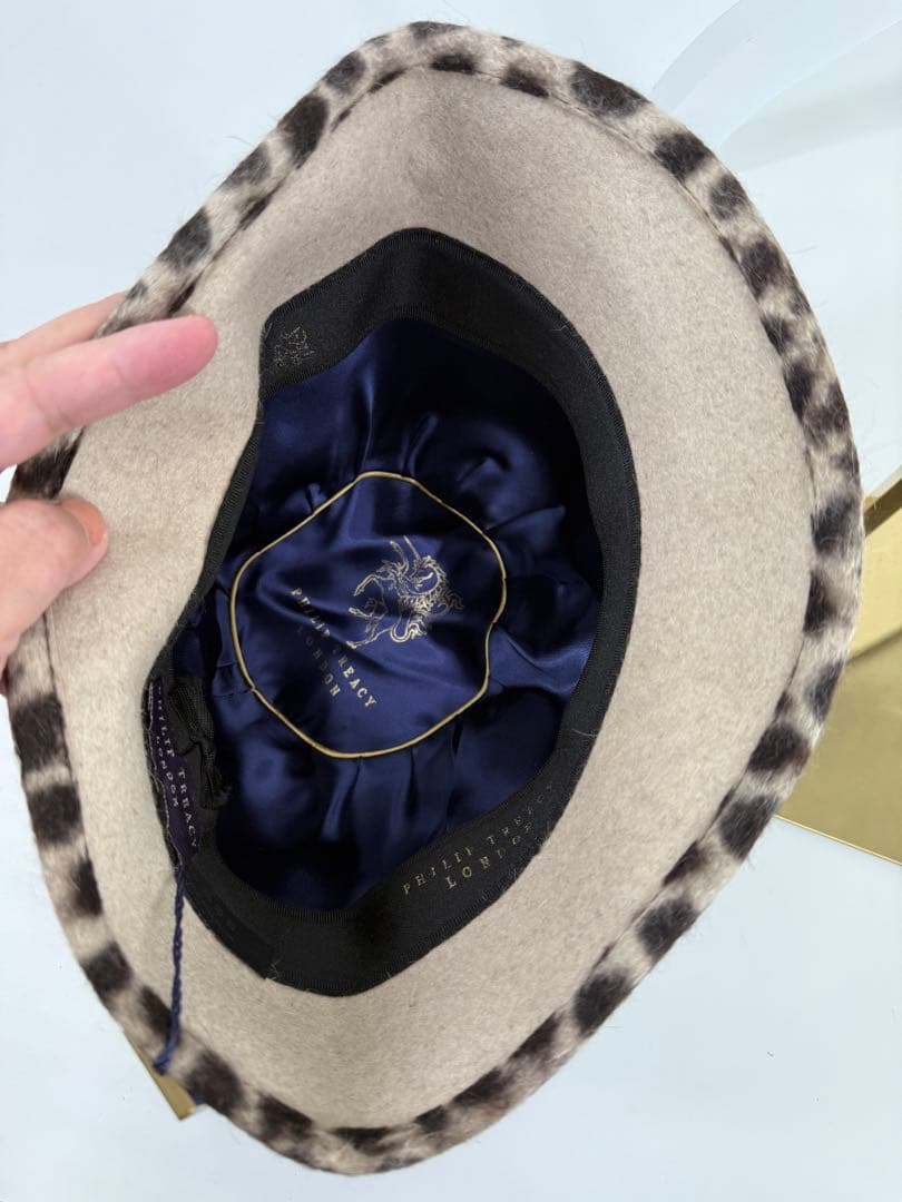 PHILIP TREACY ❣️ フィリップ・トレイシーヒョウ柄 バケットハット