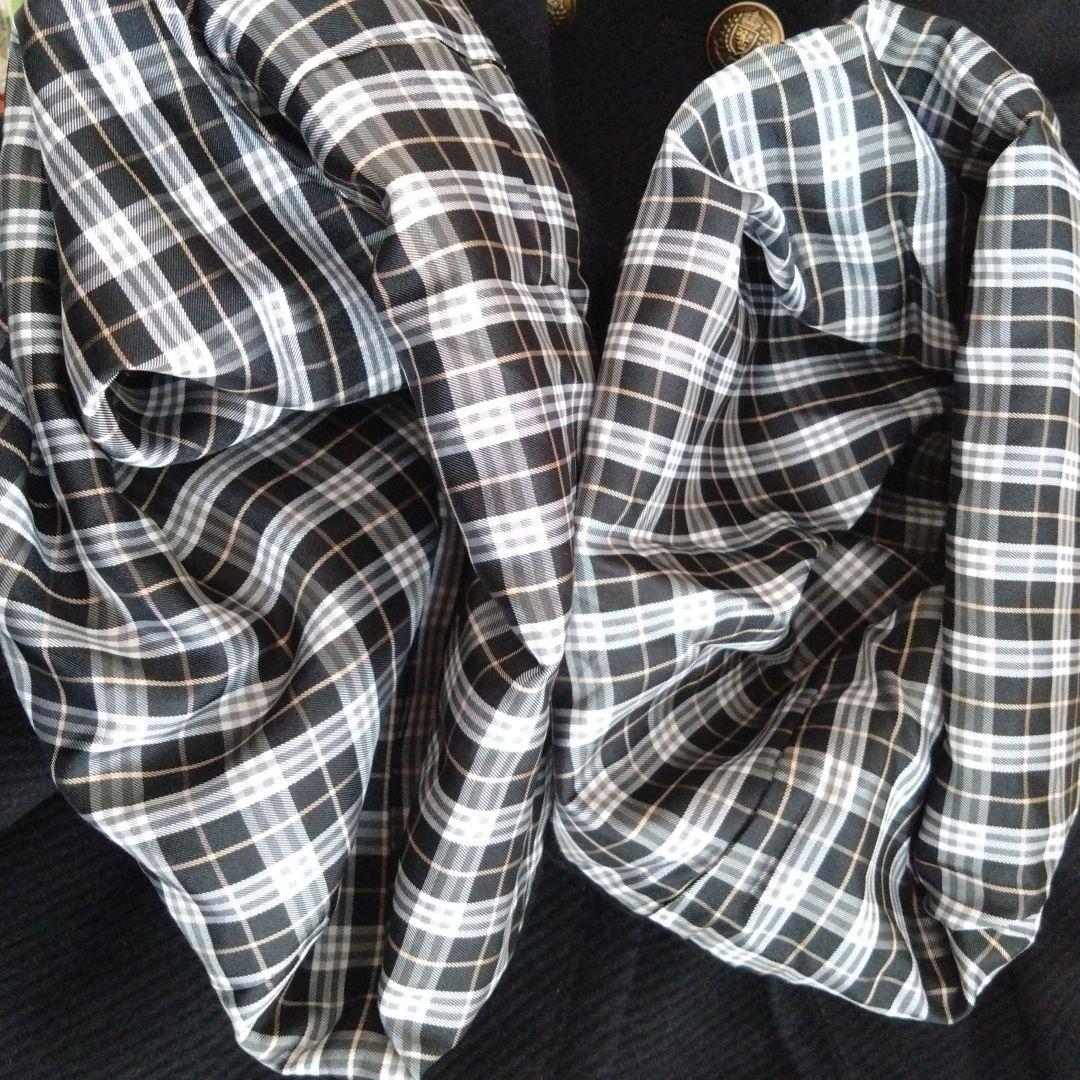 BURBERRY BLUELABEL ポンチョ アンゴラ ノバチェック 金ボタン