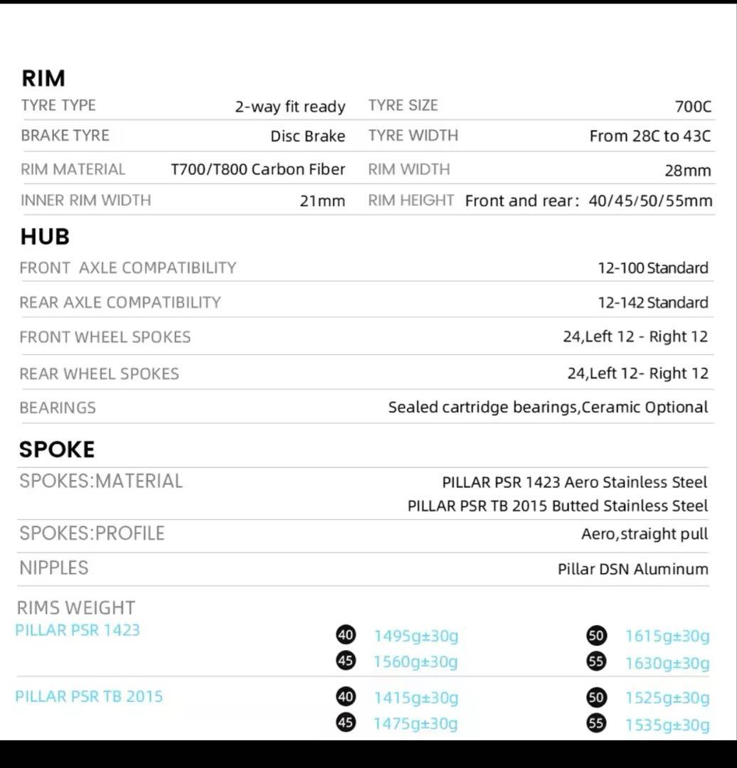 THE RYET カーボンホイール フロントジャンク