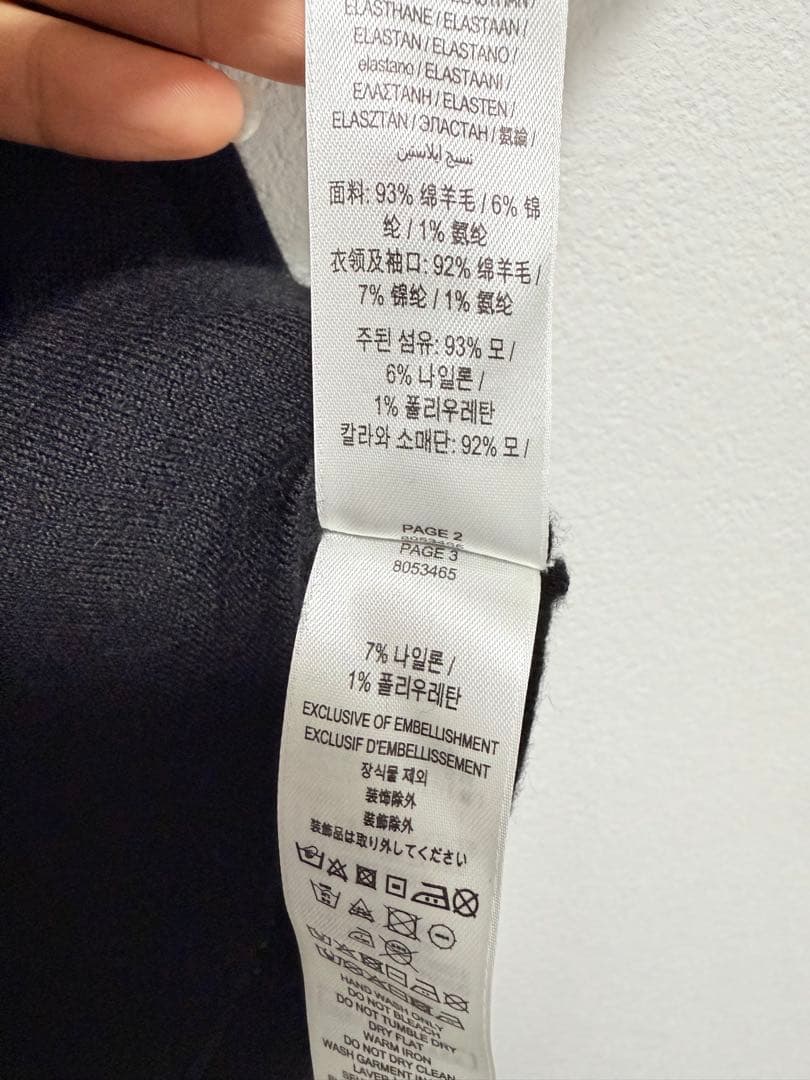 BURBERRY Vネックワンピース 6Y