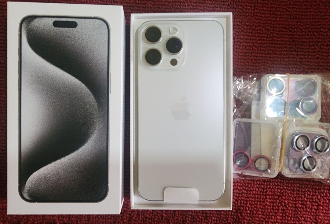 専用Apple iPhone15 ProMax 256GBホワイトチタニウム